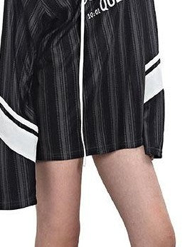ANYQUESTION Striped Colorblock Tie Convertible Women&