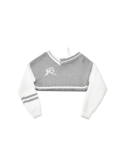 ANYQUESTION_Tri_Color_Patchwork_Off_Shoulder_Cropped_Women&