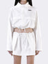 ANYQUESTION_White_Piping_Panel_Drawstring_Zip_Women&