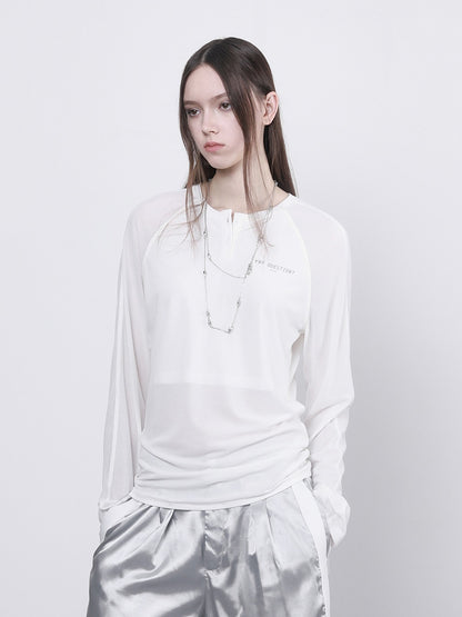 ANYQUESTION_White_Semi_Sheer_Double_Layer_Letter_Print_Women&