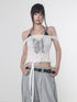 ANYQUESTION_White_Semi_Sheer_Printed_Tie_Front_Loose_Sleeveless_Women&