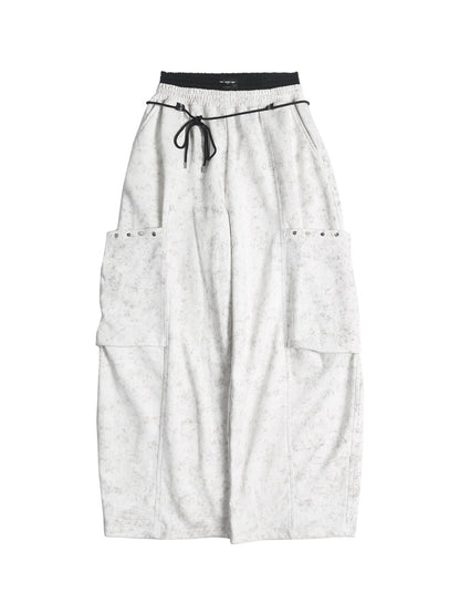 ANYQUESTION_White_Wax_Dye_Studded_Cropped_Detachable_Fur_Hood_Women&