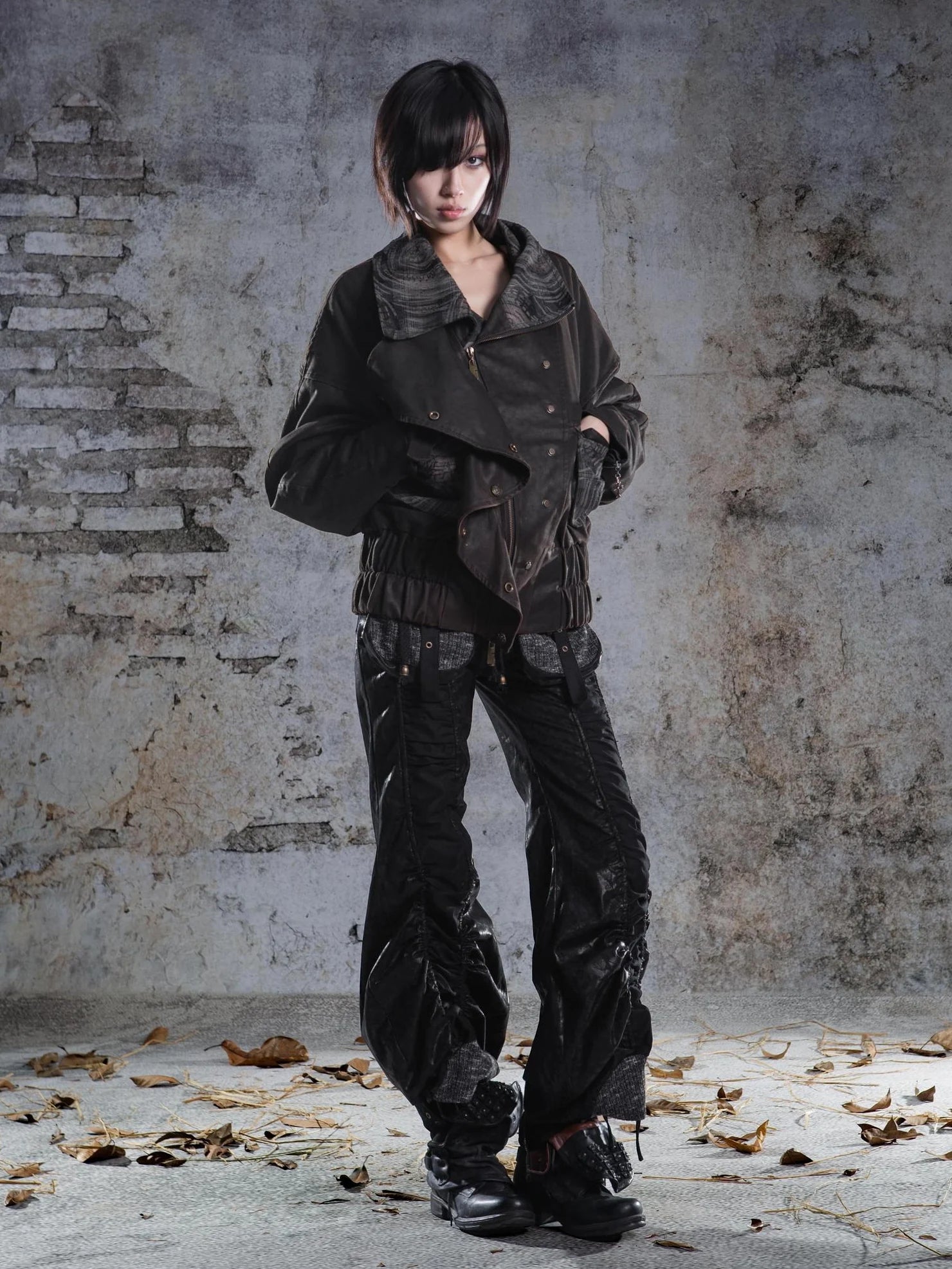 ARIADNAw Classic Thickened Loose Flight Jacket Parka