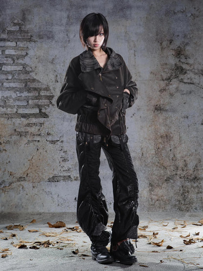 ARIADNAw Classic Thickened Loose Flight Jacket Parka