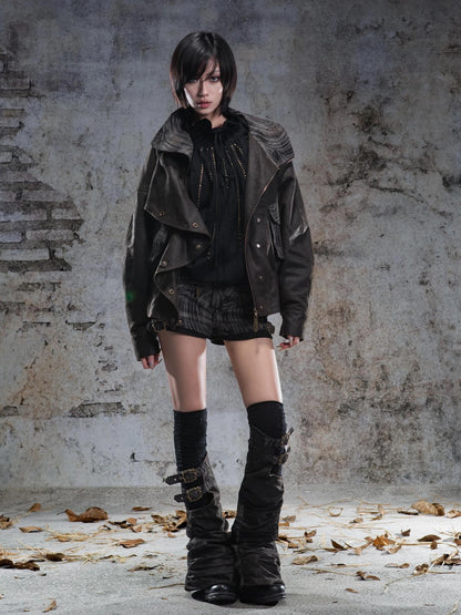 ARIADNAw Classic Thickened Loose Flight Jacket Parka