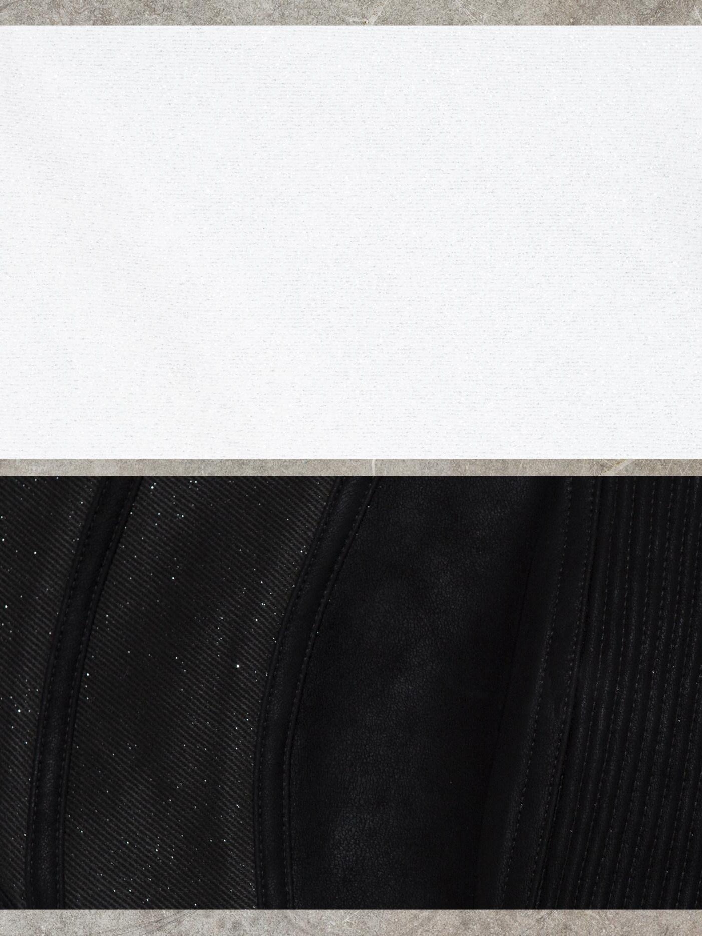 ARIADNAw Edgy Low Rise Straight Leg Stitched Patchwork Womens Punk Two Tone Pants