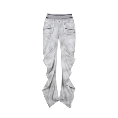 ARIADNAw_Light_Gray_Low_Waist_Button_Fly_Punk_Micro_Flare_Bell_Bottom_Unisex_Sweatpants_MISSTT