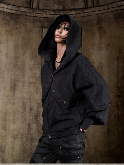 ARIADNAw Oversized Zipper Hooded Hot Girl Casual Travel Commuter Women Youth Hoodies