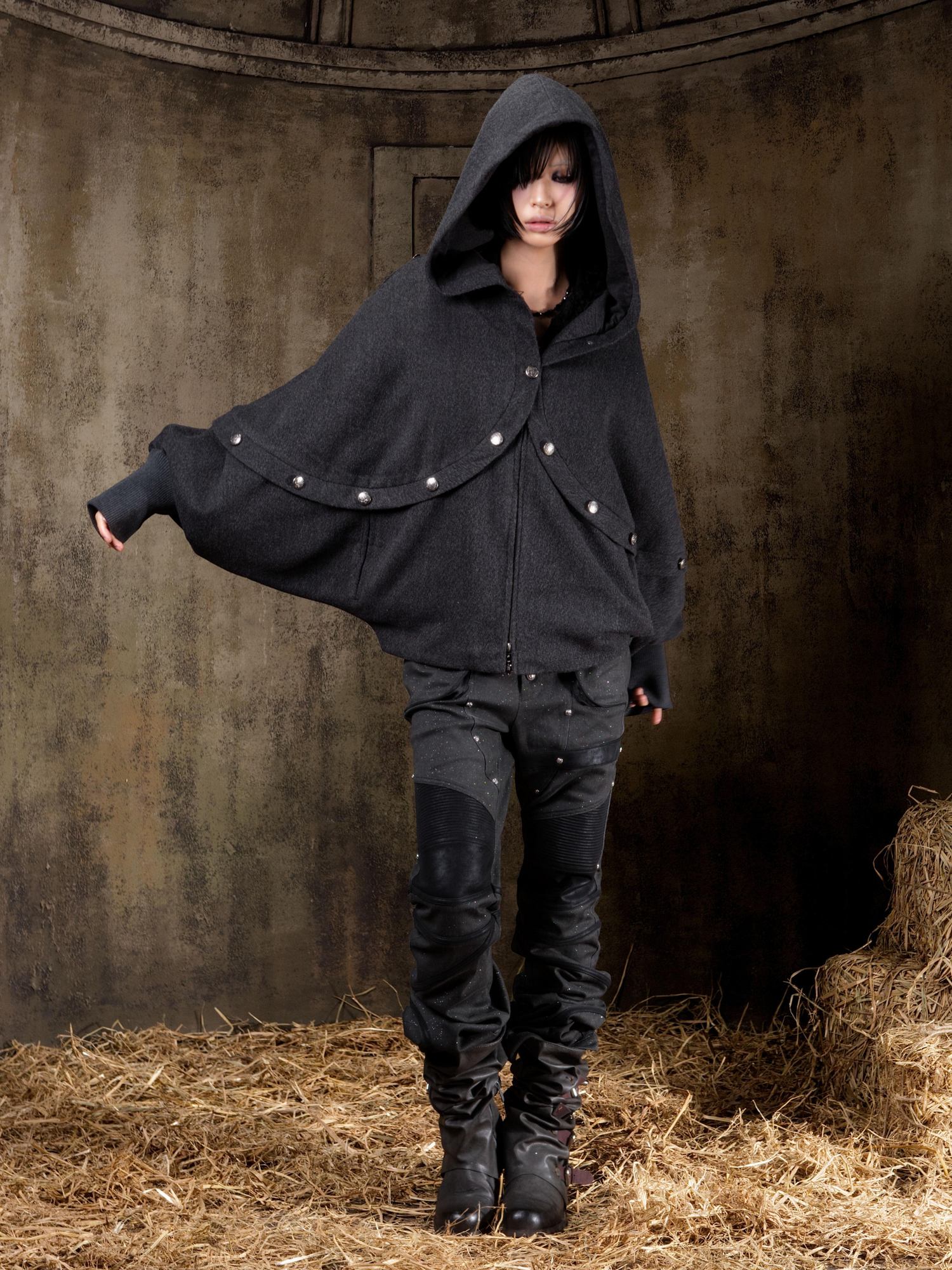 ARIADNAw Oversized Zipper Hooded Hot Girl Casual Travel Commuter Women Youth Hoodies