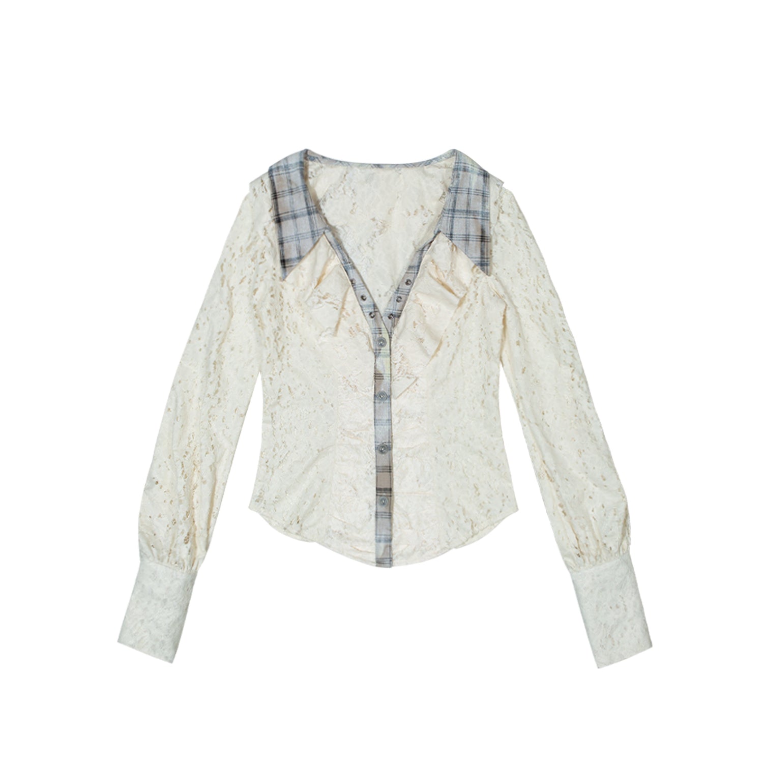 ARIADNAw_Romantic_Vintage_Ruffle_Double_Layer_Collar_Cutout_Slim_Women&