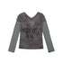 ARIADNAw_Totem_Cross_Print_Faux_Layered_Punk_Women&