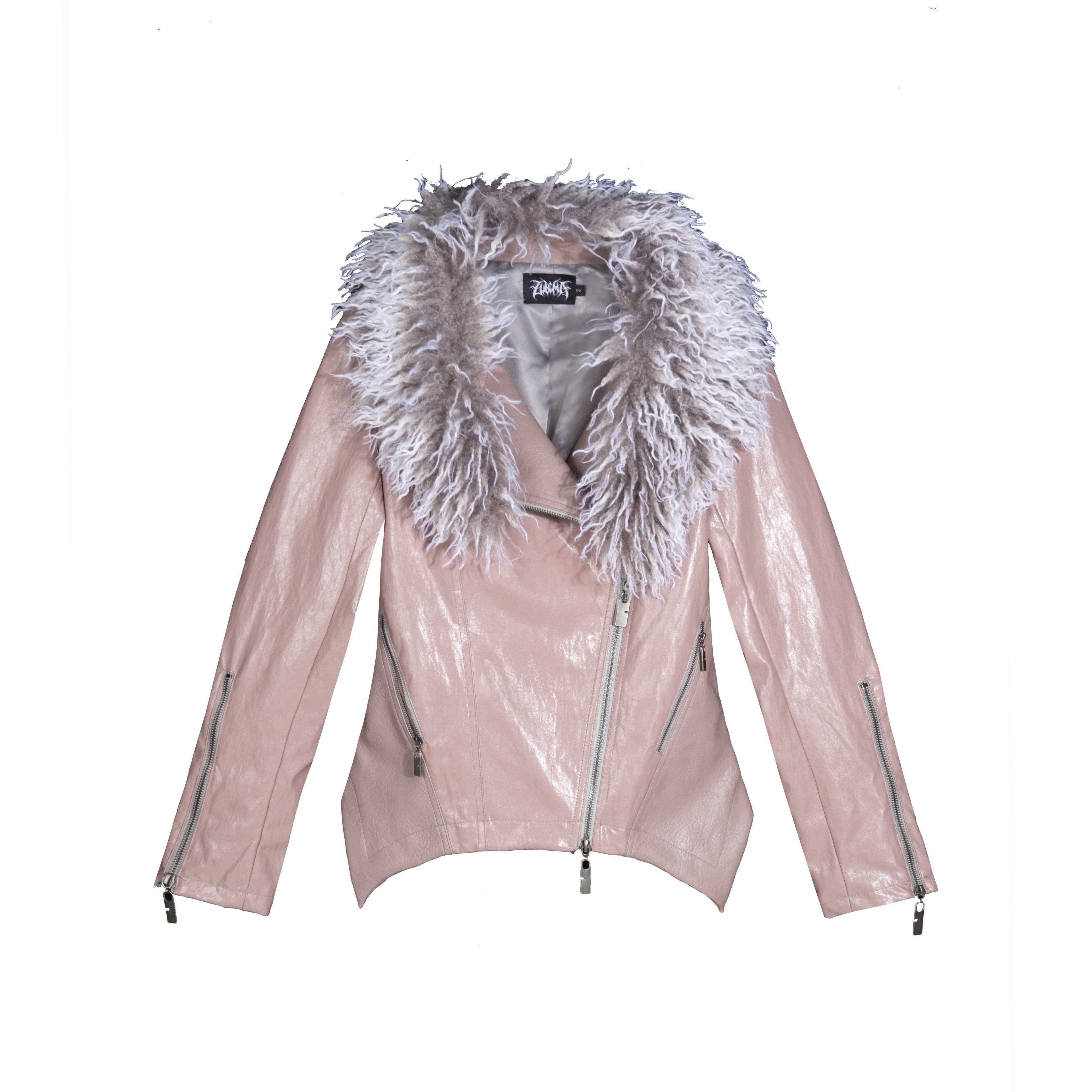 ARIADNAw_Two_Tone_Fur_Collar_Patchwork_Punk_Slim_Fit_Women&