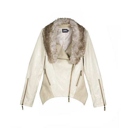 ARIADNAw_Two_Tone_Fur_Collar_Slim_Leather_Jacket_MISSTT
