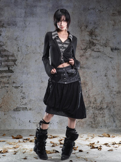 ARIADNAw Two Way Asymmetrical Bloom Skirt With Camisole Skirt