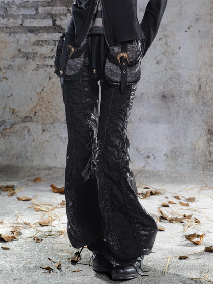 ARIADNAw Two Way Drawstring Wide Leg Lantern Pants Pants