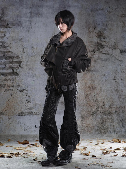 ARIADNAw Two Way Drawstring Wide Leg Lantern Pants Pants