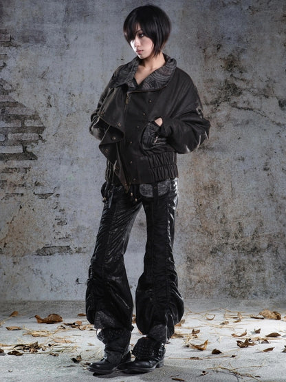 ARIADNAw Two Way Drawstring Wide Leg Lantern Pants Pants