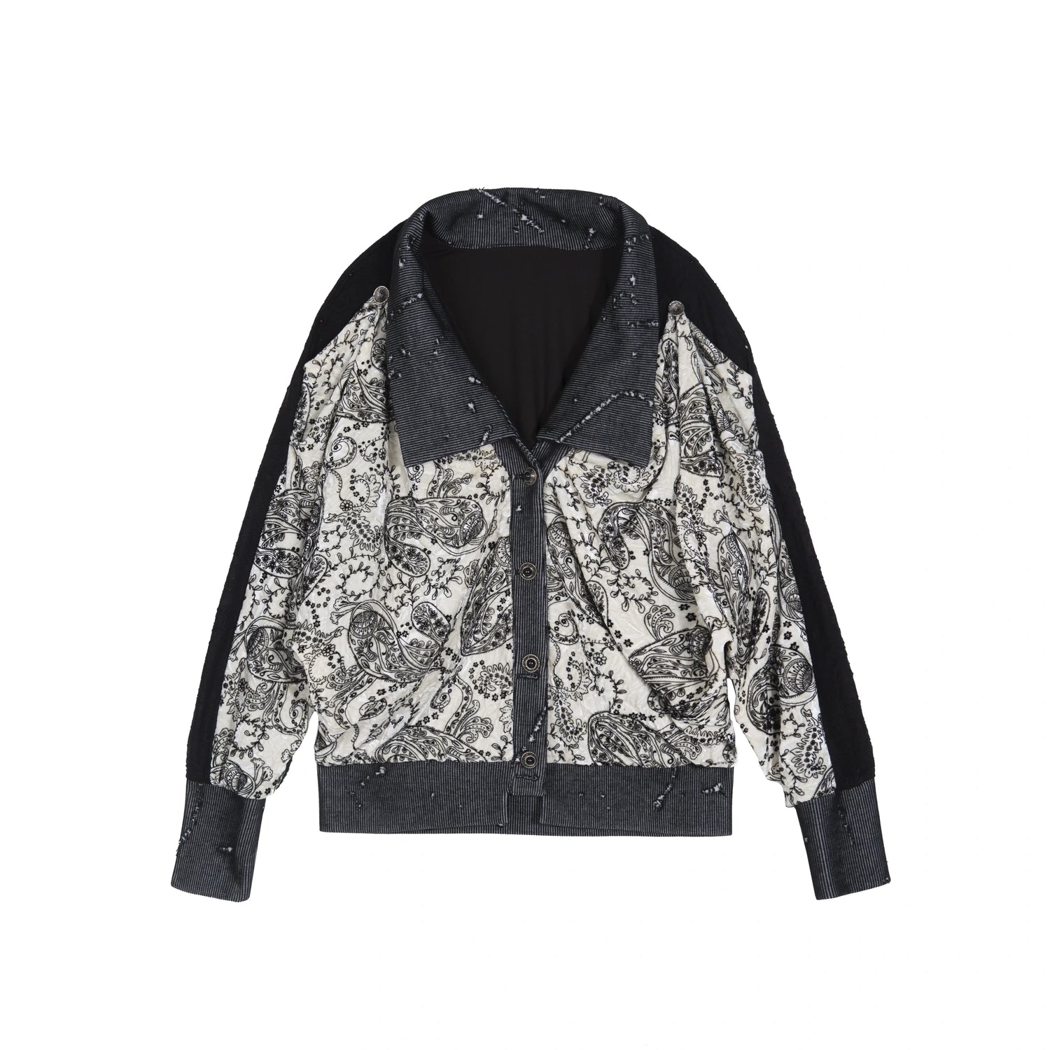 ARIADNAw_Velvet_Collar_Contrast_Trim_Coat_MISSTT