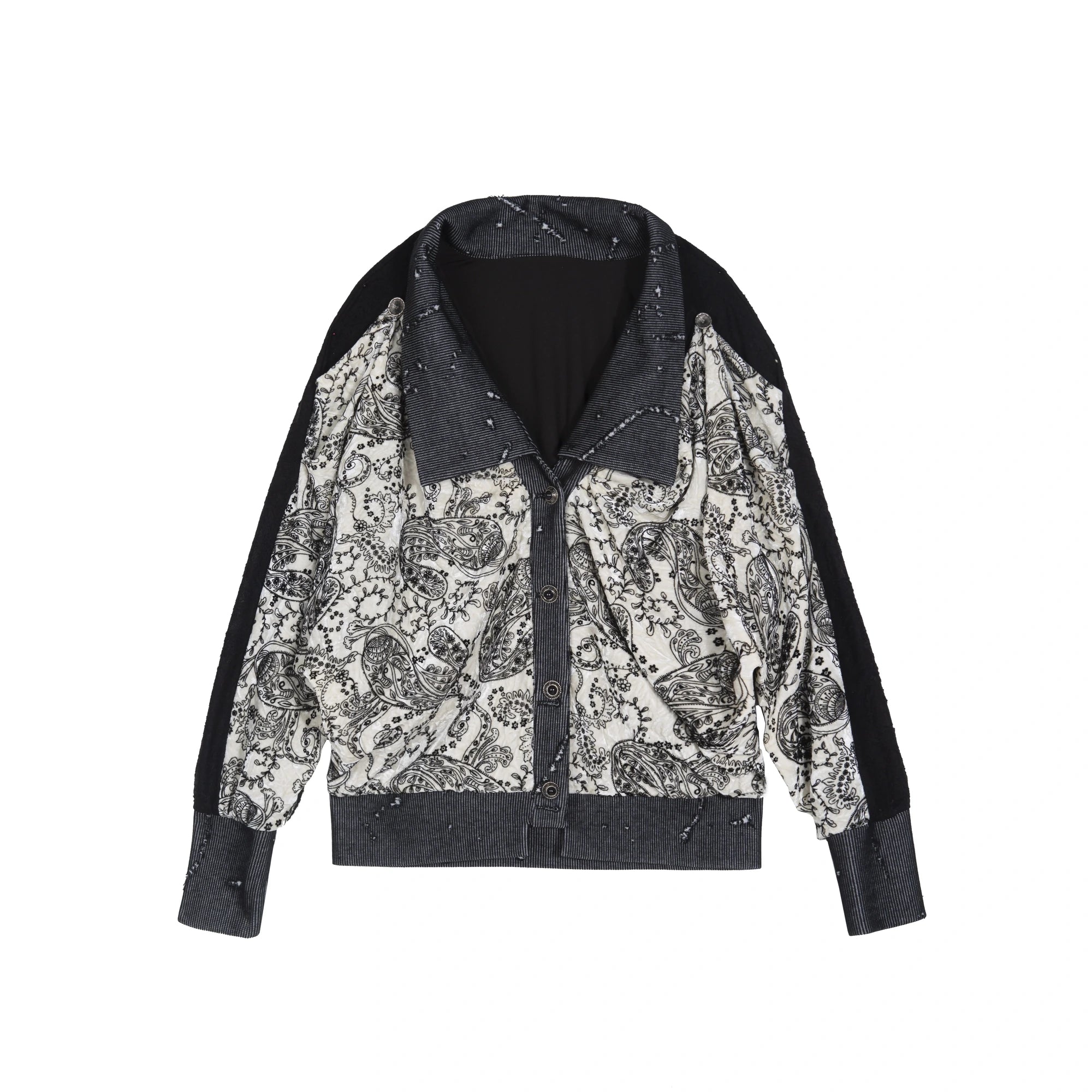 ARIADNAw_Velvet_Collar_Contrast_Trim_Coat_MISSTT