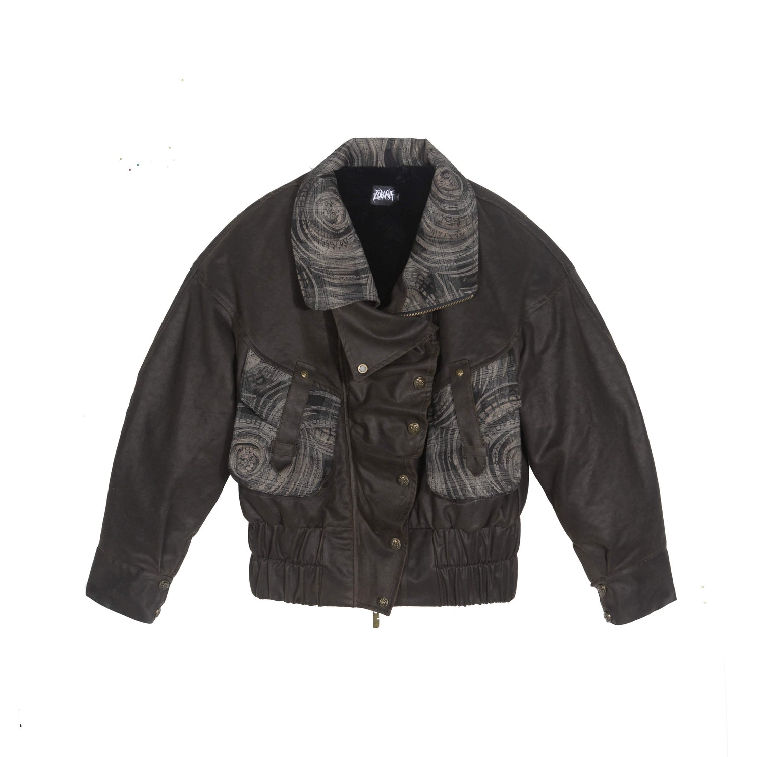 ARIADNAw_Vintage_Heavy_Button_Row_Printed_Loose_Designer_Women&