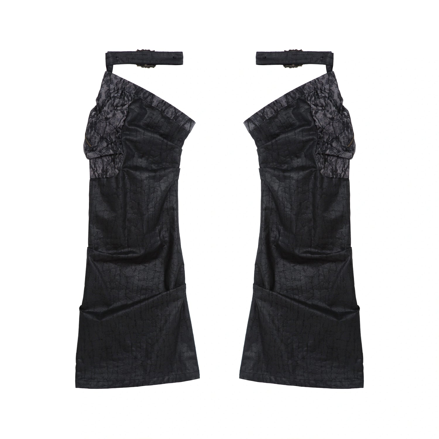 ARIADNAw_Vintage_Punk_Distressed_Low_Rise_Shorts_With_Leg_Warmers_MISSTT