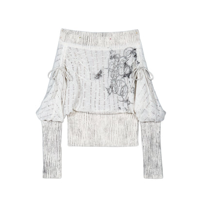 ARIADNAw_Vintage_Punk_Print_Off_Shoulder_Knit_Top_MISSTT