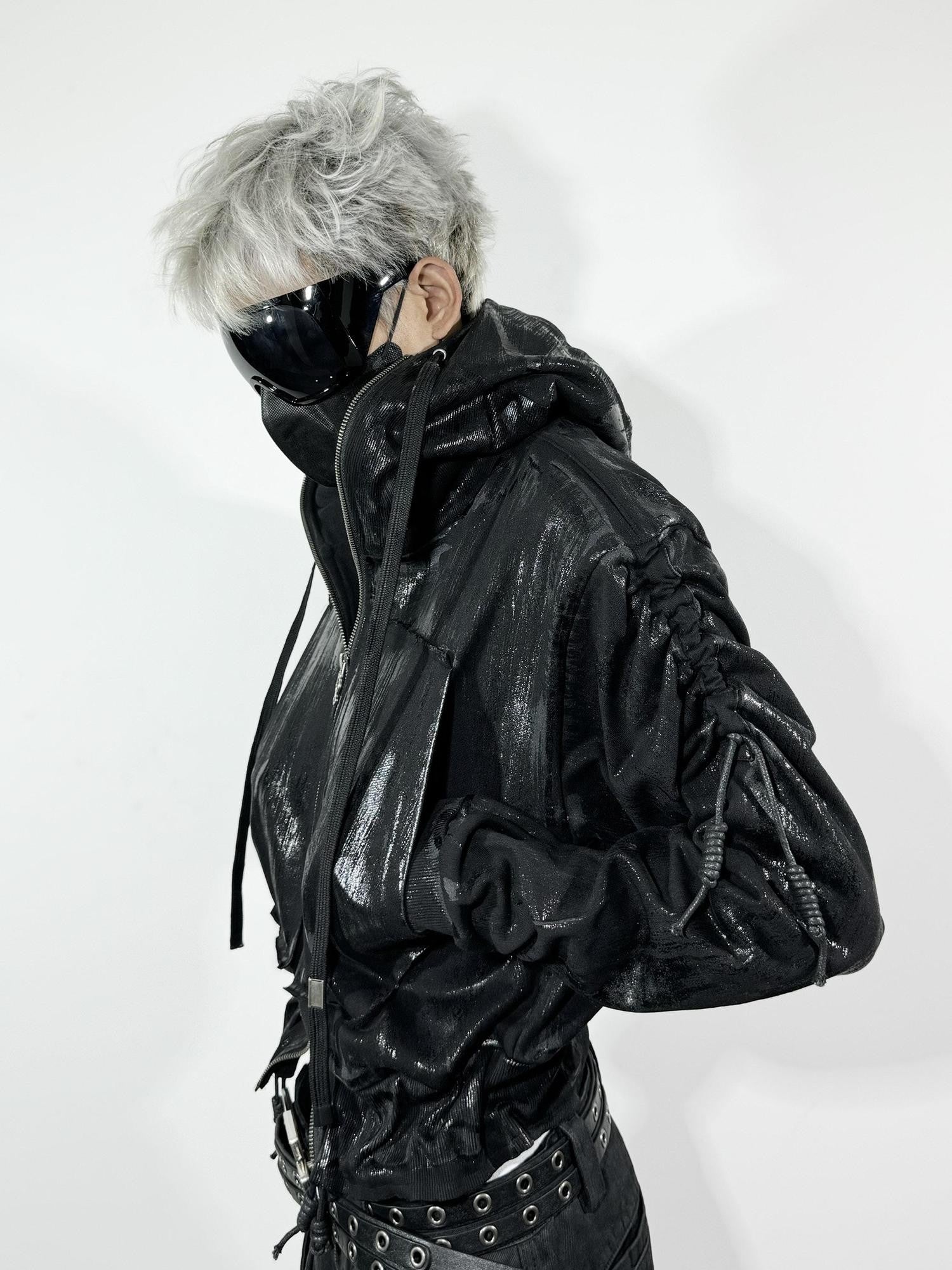 ATAnothingness Black Brushed Wax Metal Hardware Women&