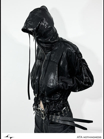 ATAnothingness Black Brushed Wax Metal Hardware Women&