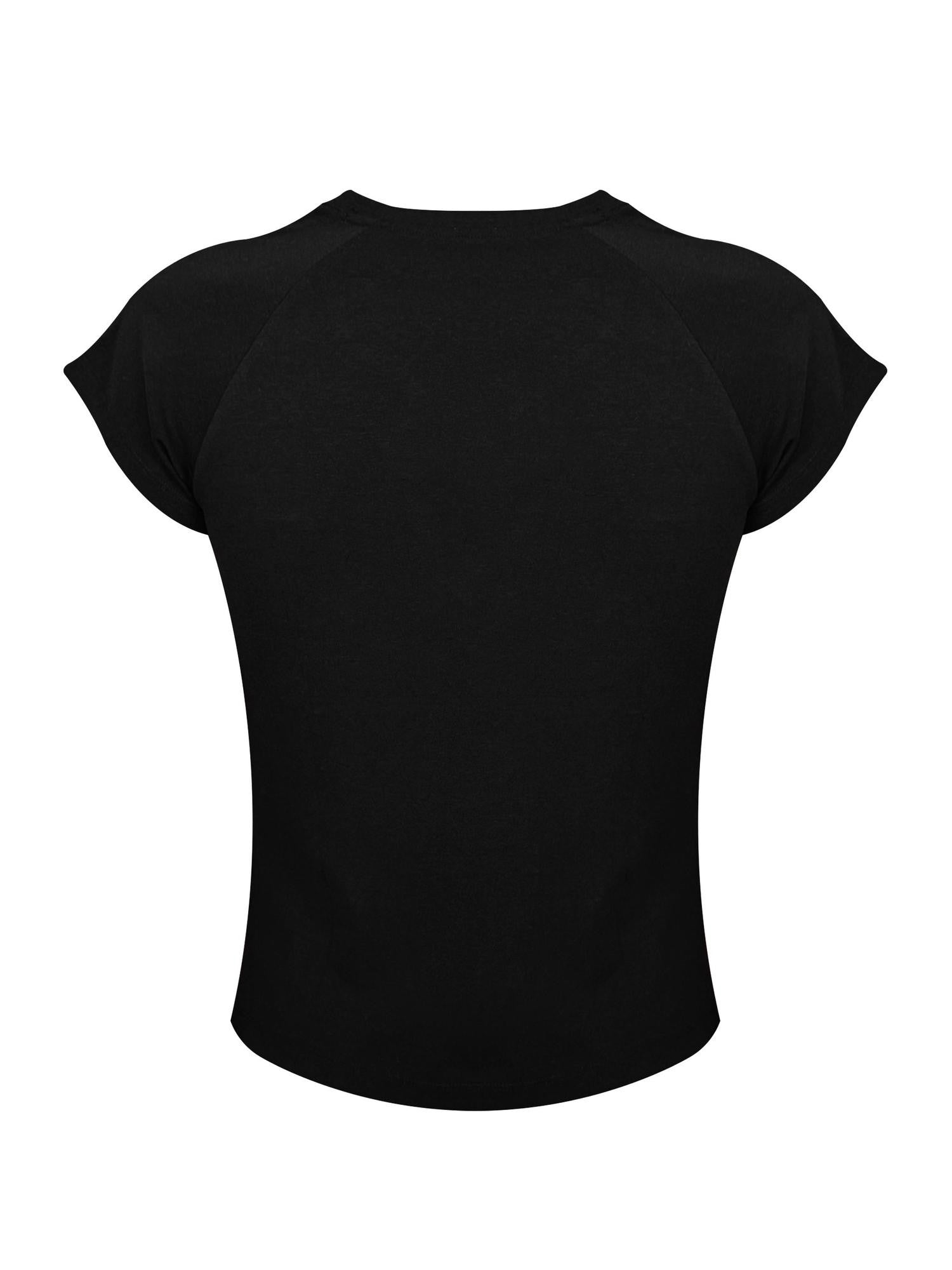 ATAnothingness Deconstructed Split Raglan Round Neck Women&