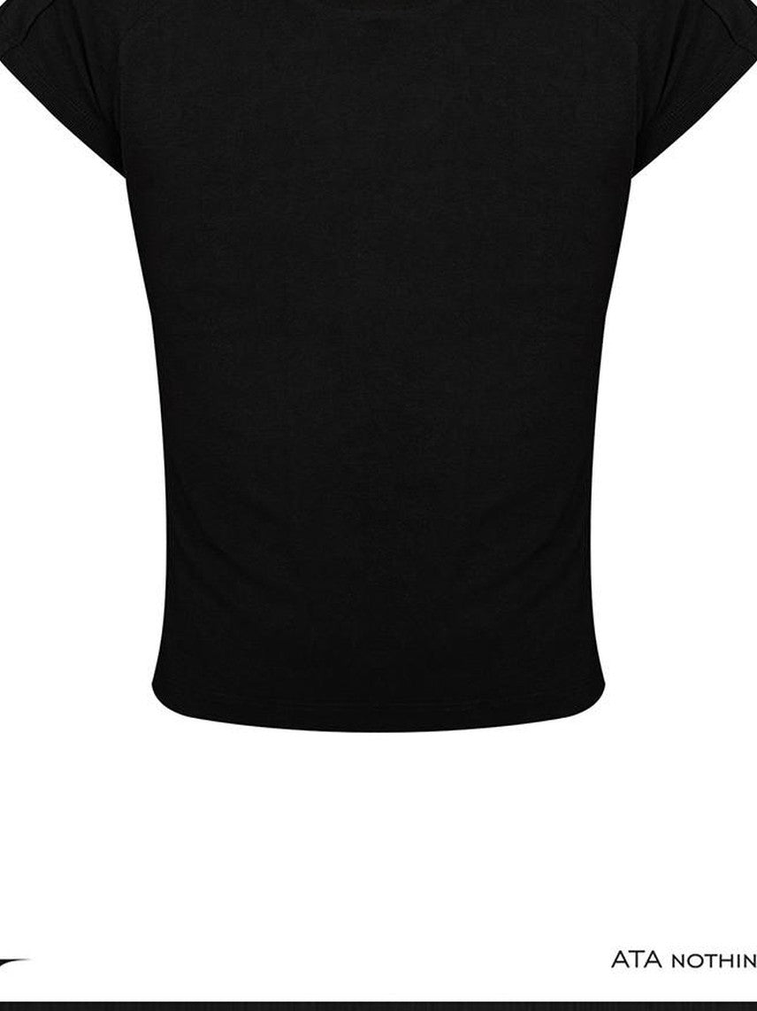 ATAnothingness Deconstructed Split Raglan Round Neck Women&