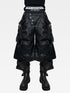 ATAnothingness_Knight_Black_Deconstructed_Textured_Wax_Cropped_Loose_Women&