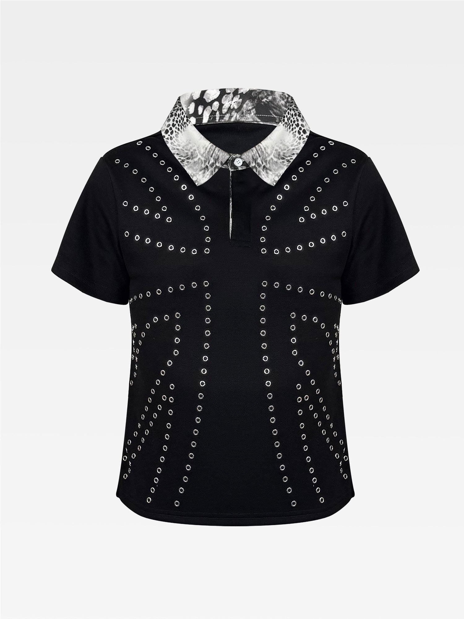 ATAnothingness_Leopard_Studded_Hotfix_Polo_Women&