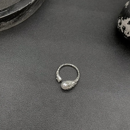 Accessories Adjustable Baroque Pearl Ring