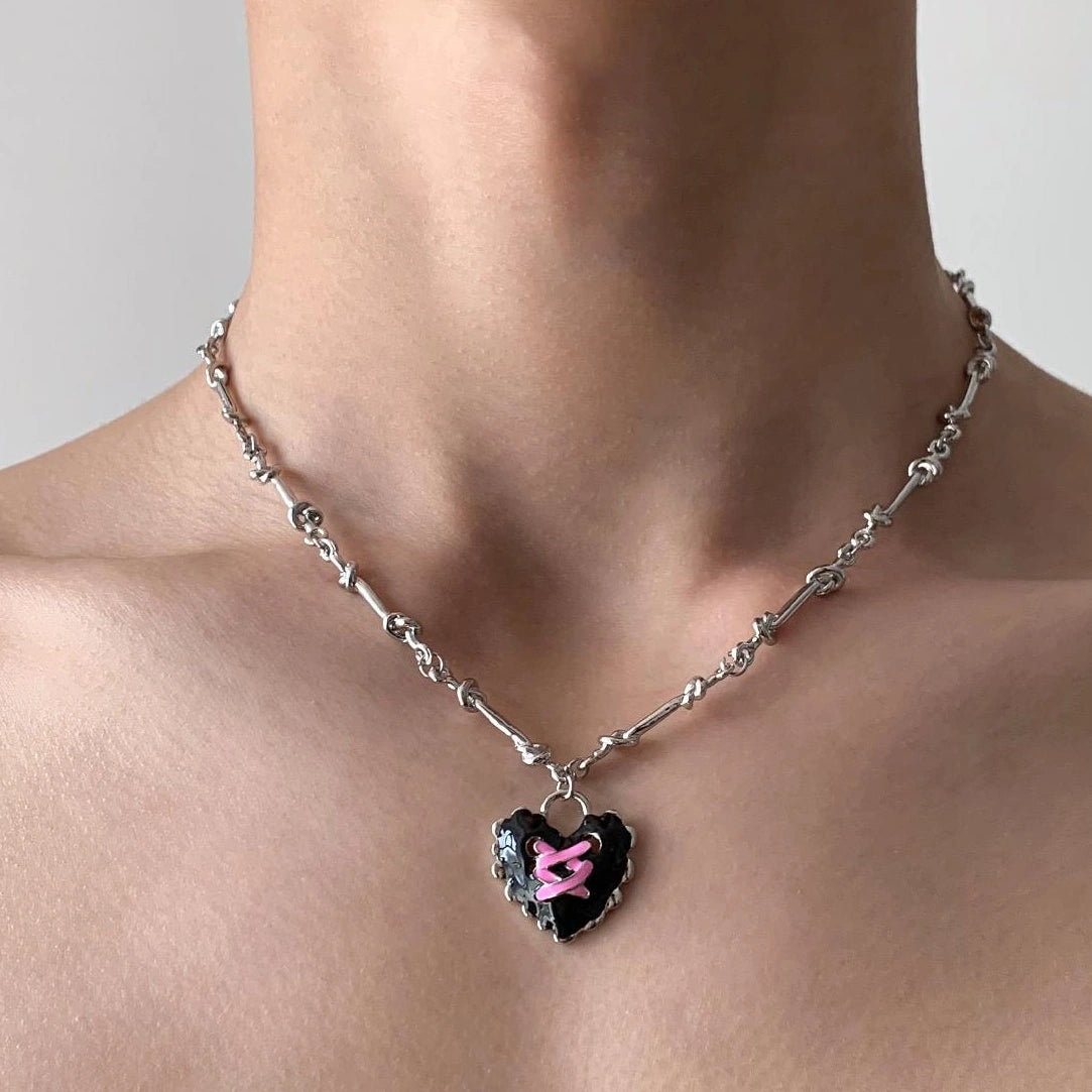 Accessories Adjustable Charm Link Choker Necklace