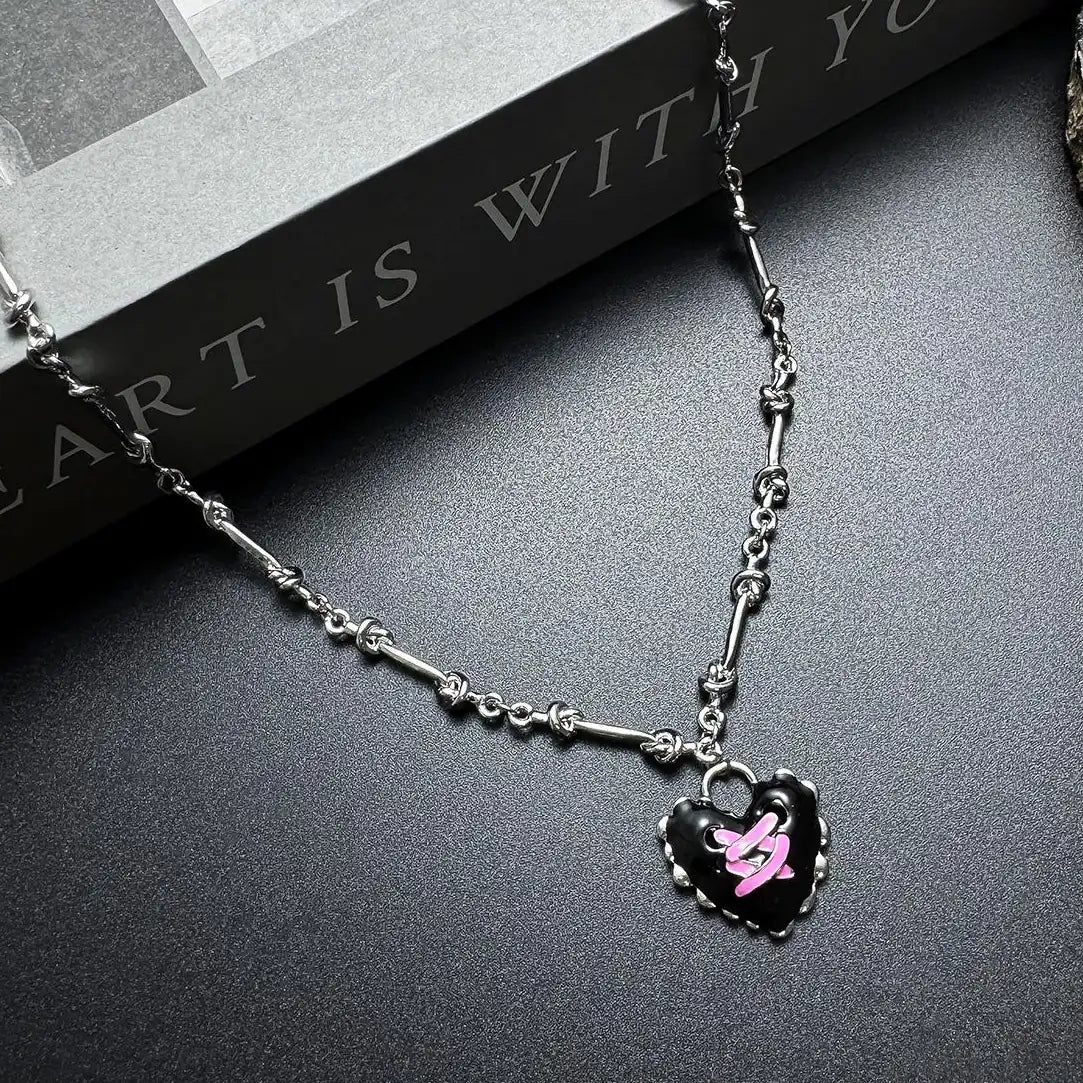 Accessories Adjustable Charm Link Choker Necklace