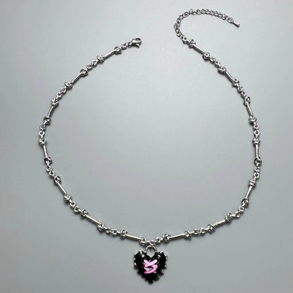 Accessories Adjustable Charm Link Choker Necklace