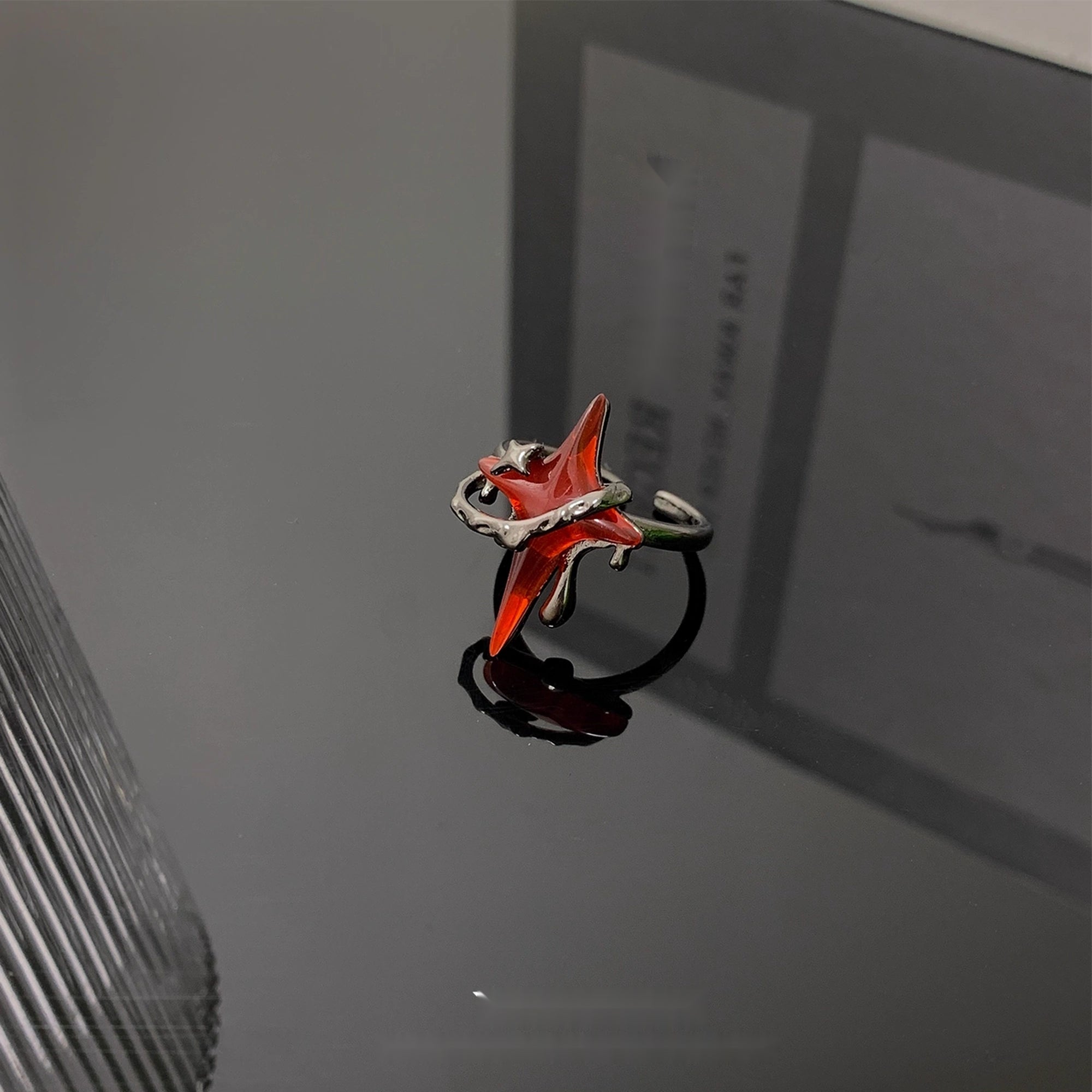 Accessories_Adjustable_Dark_Red_Star_Punk_Ring_MISSTT