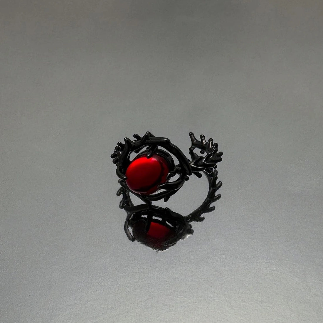 Accessories Adjustable Gothic Zircon Thorn Ring