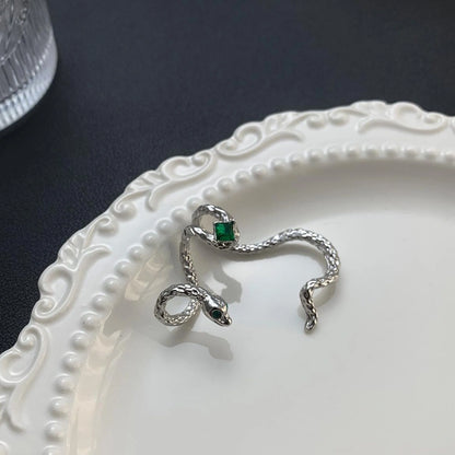 Accessories Adjustable Green Snake Cartilage Ear Cuff