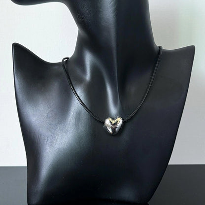 Accessories Adjustable Leather Cord Fever Pendant Necklace