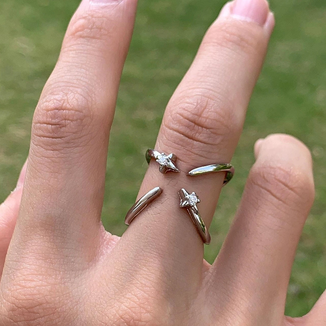 Accessories Adjustable Open Ring For Stacking