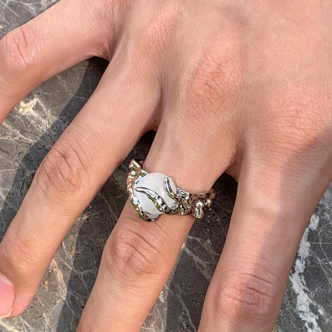 Accessories Adjustable Open Ring In Minimalist Style