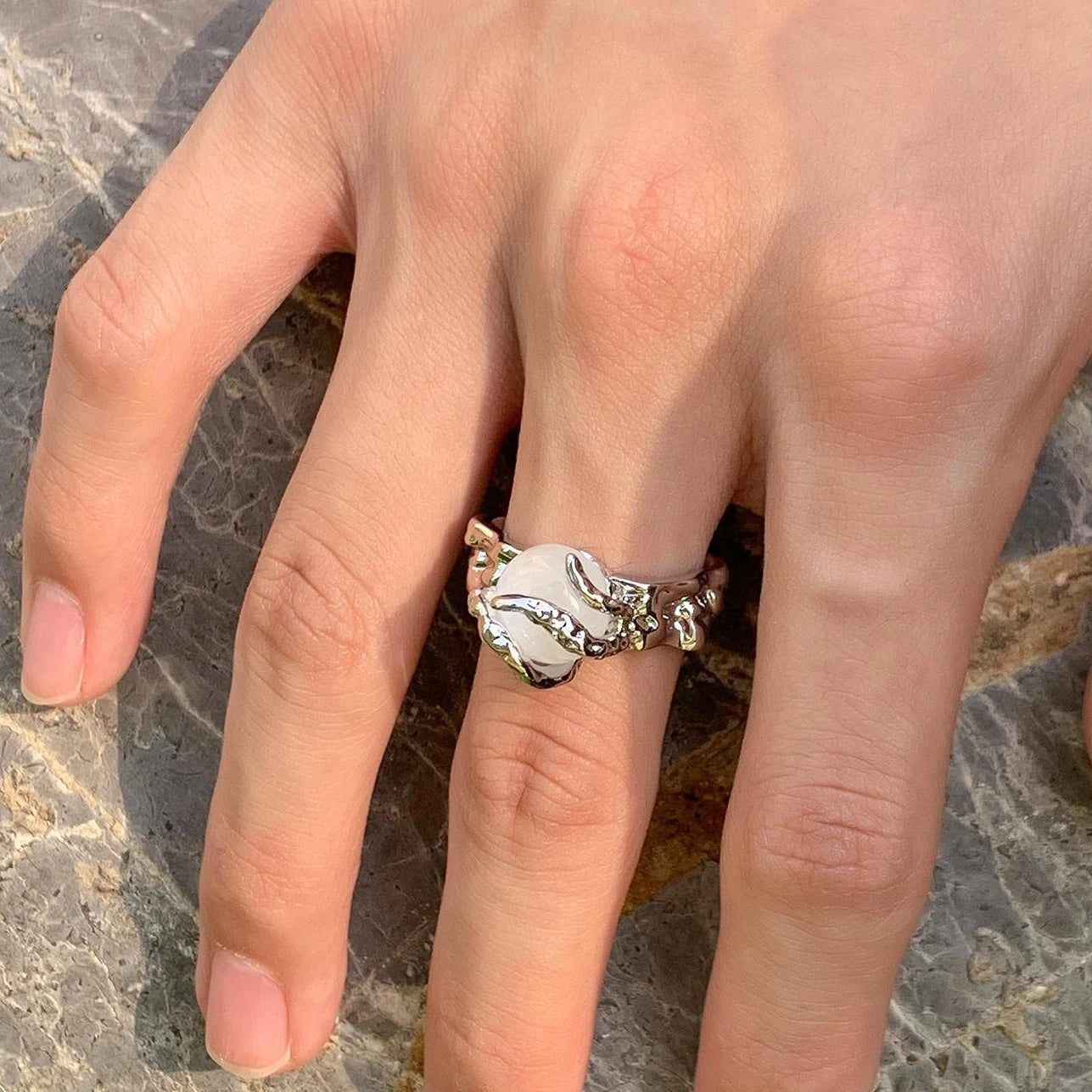 Accessories Adjustable Open Ring In Minimalist Style