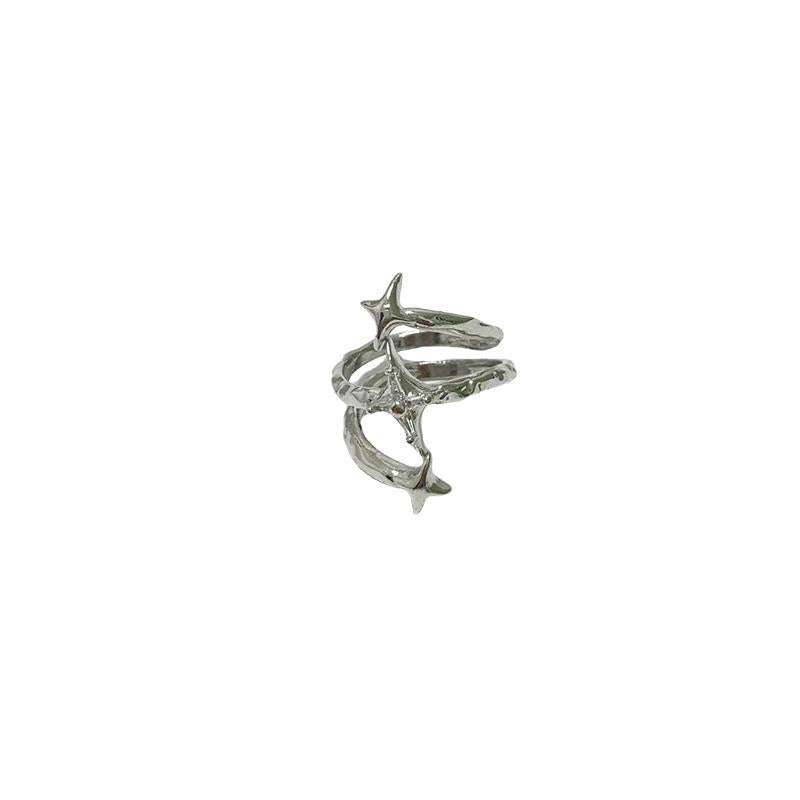 Accessories Adjustable Punk Star Ring
