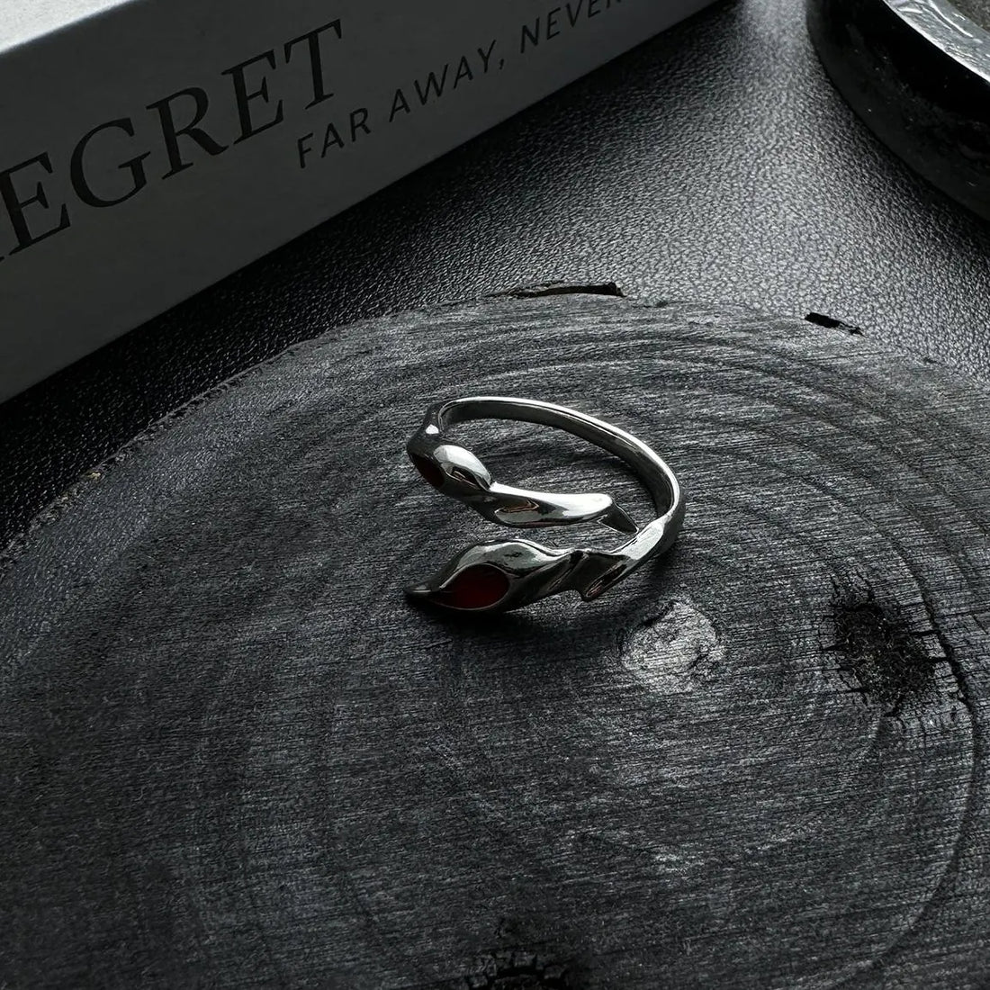 Accessories Adjustable Red Knot Ring