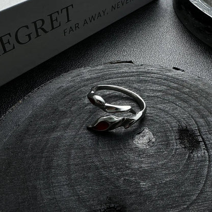 Accessories Adjustable Red Knot Ring