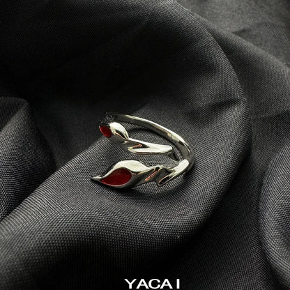 Accessories Adjustable Red Knot Ring