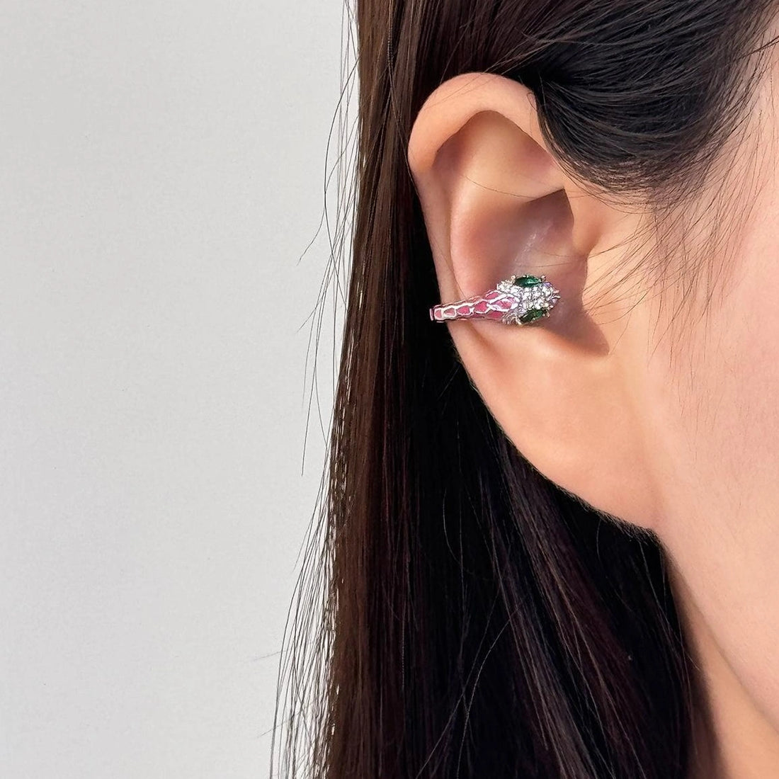 Accessories Adjustable Rose Snake Ear Cuff