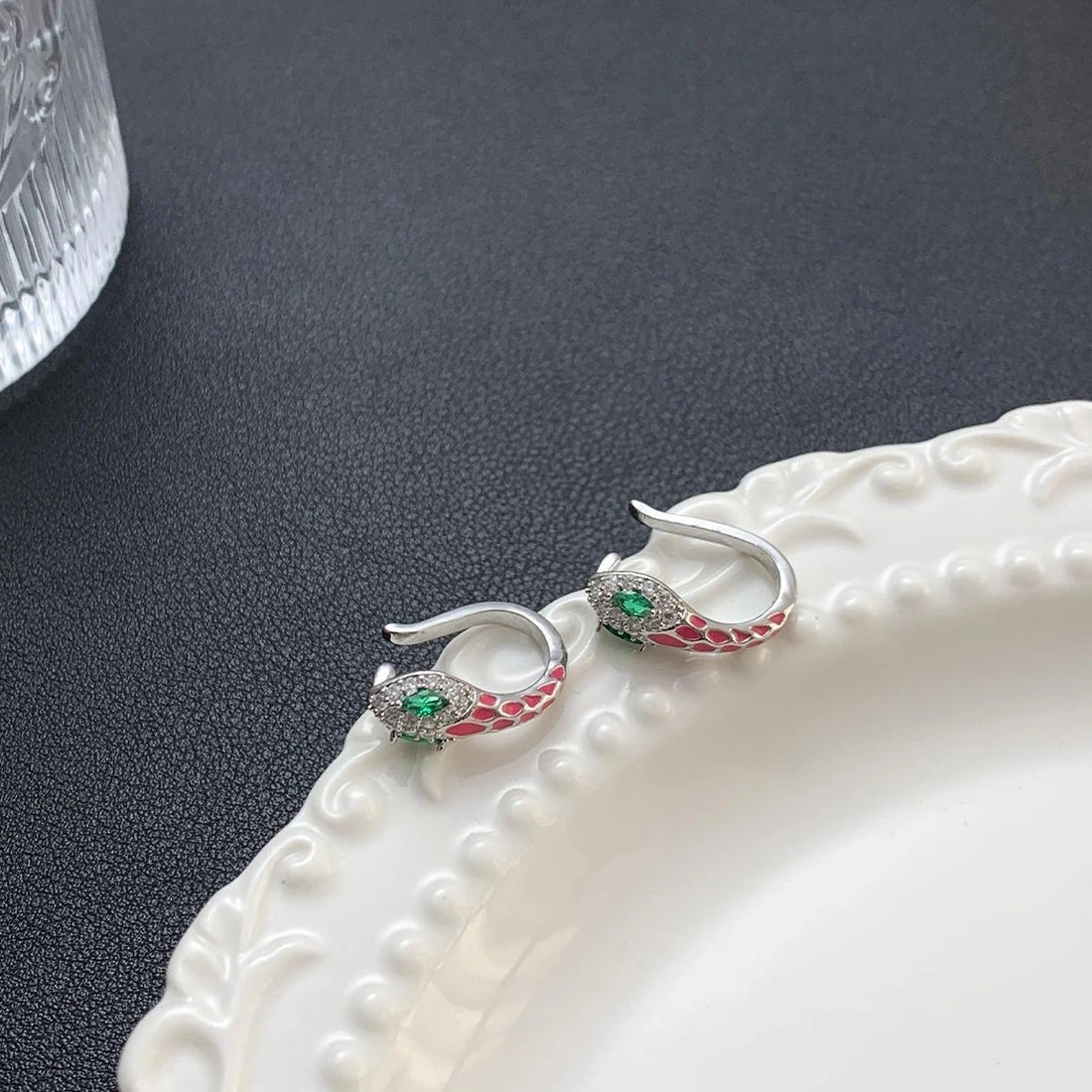 Accessories Adjustable Rose Snake Ear Cuff