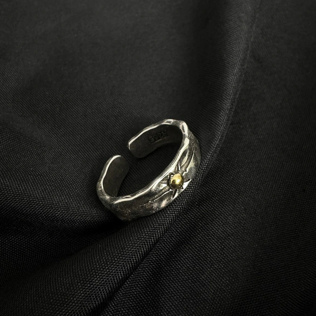 Accessories Adjustable Solar Ring Men S Vintage Titanium Steel